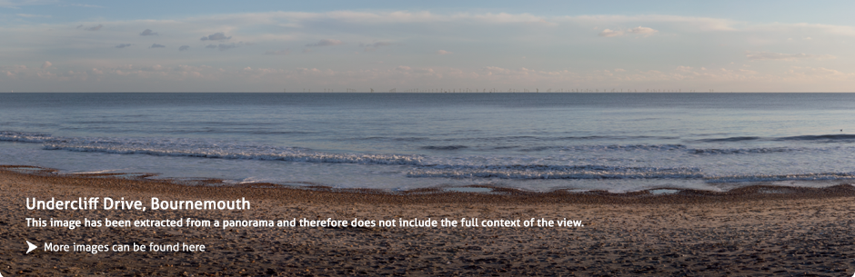 View from Undercliff Drive Bournemouth